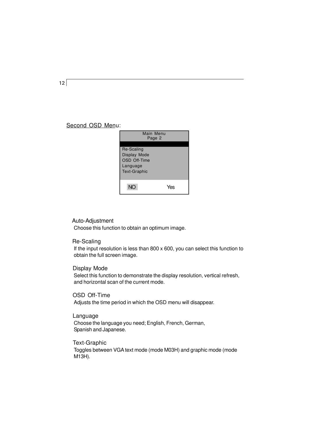 Elo TouchSystems 1220L manual Auto-Adjustment 