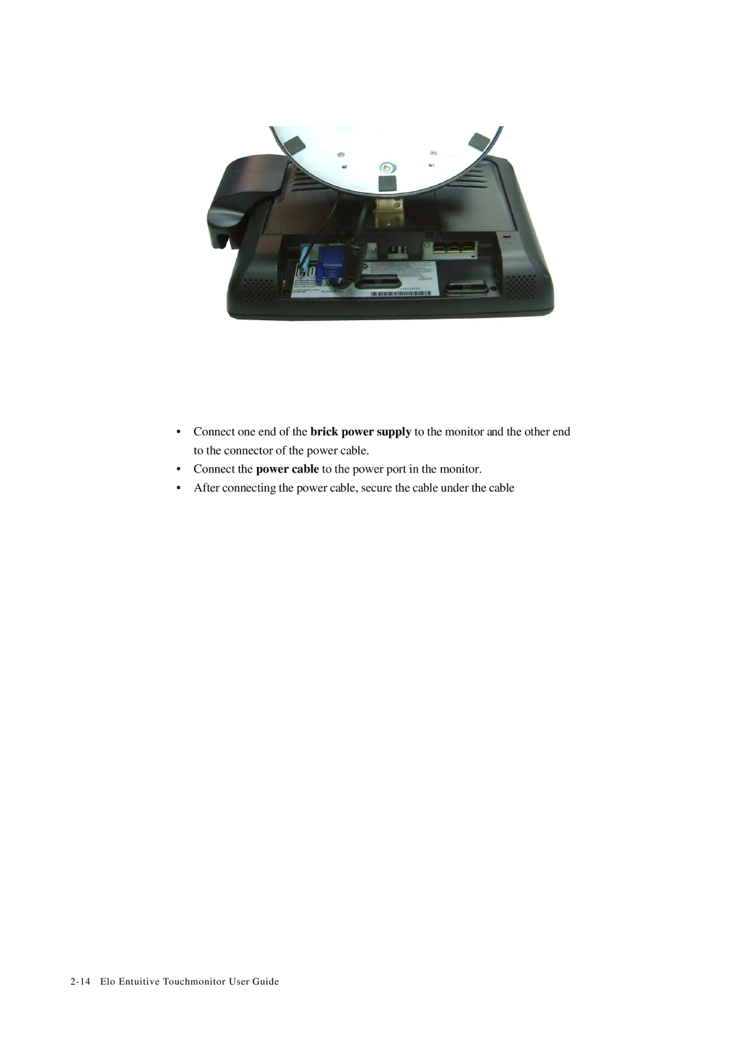 Elo TouchSystems 1229L(WWW) manual Elo Entuitive Touchmonitor User Guide 