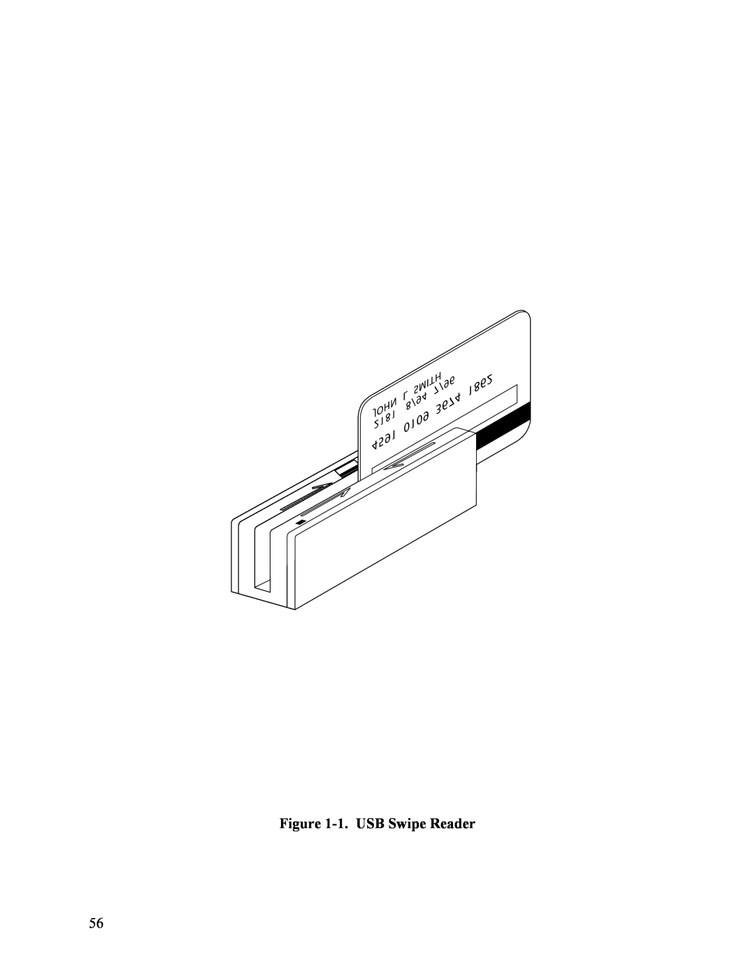 Elo TouchSystems 1525L manual 1. USB Swipe Reader 