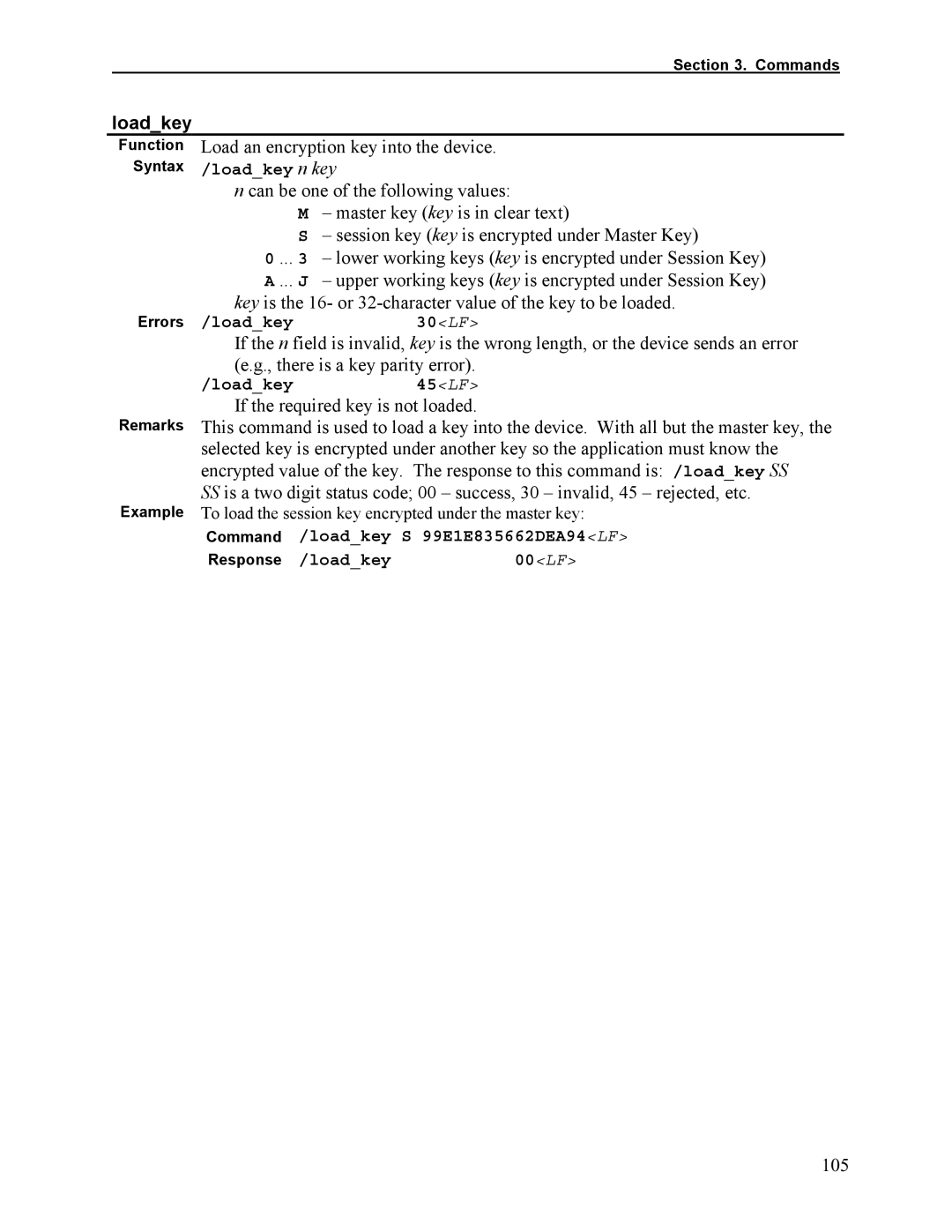 Elo TouchSystems 1525L manual Loadkey 