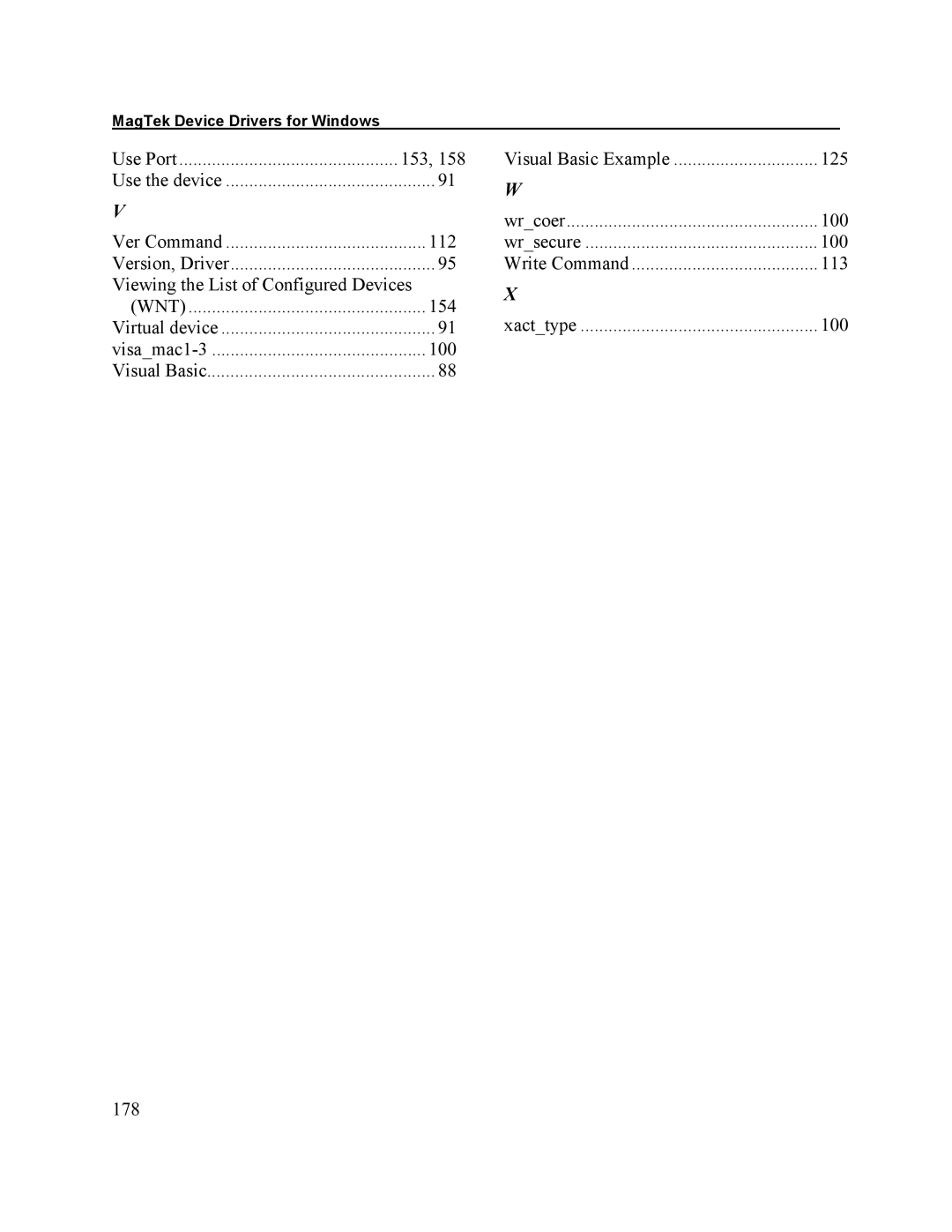 Elo TouchSystems 1525L manual Use Port 153, Viewing the List of Configured Devices 