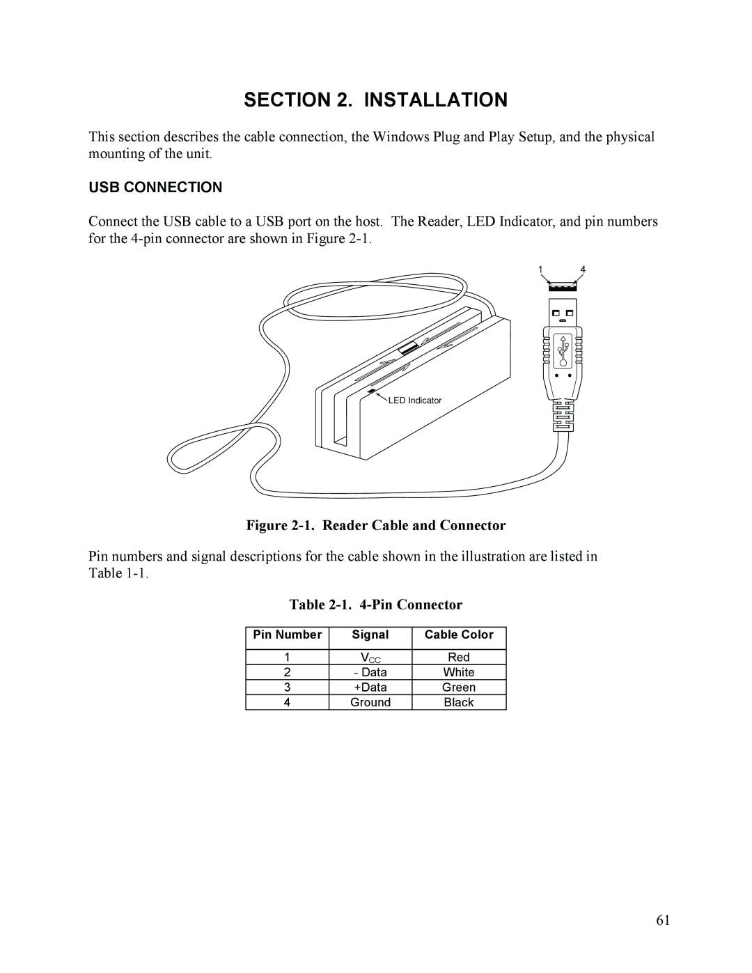 Elo TouchSystems 1525L manual Installation, USB Connection 