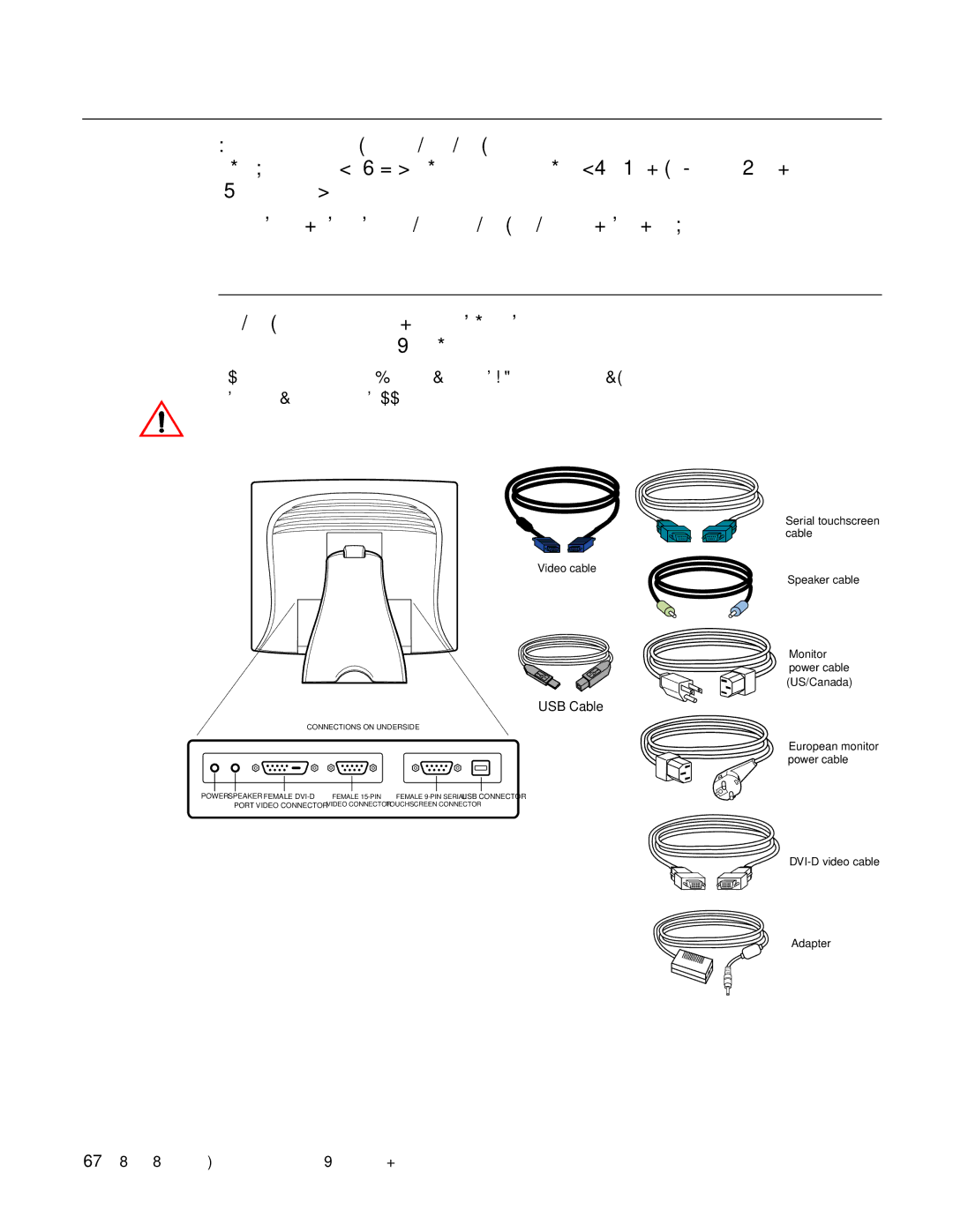 Elo TouchSystems 1727L Series manual Touch Interface Connection, Serial or USB Connection 