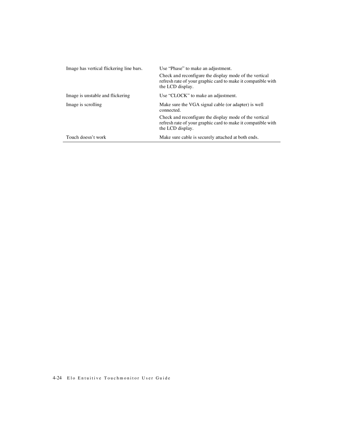 Elo TouchSystems 1827L Series, 1825L Series manual 