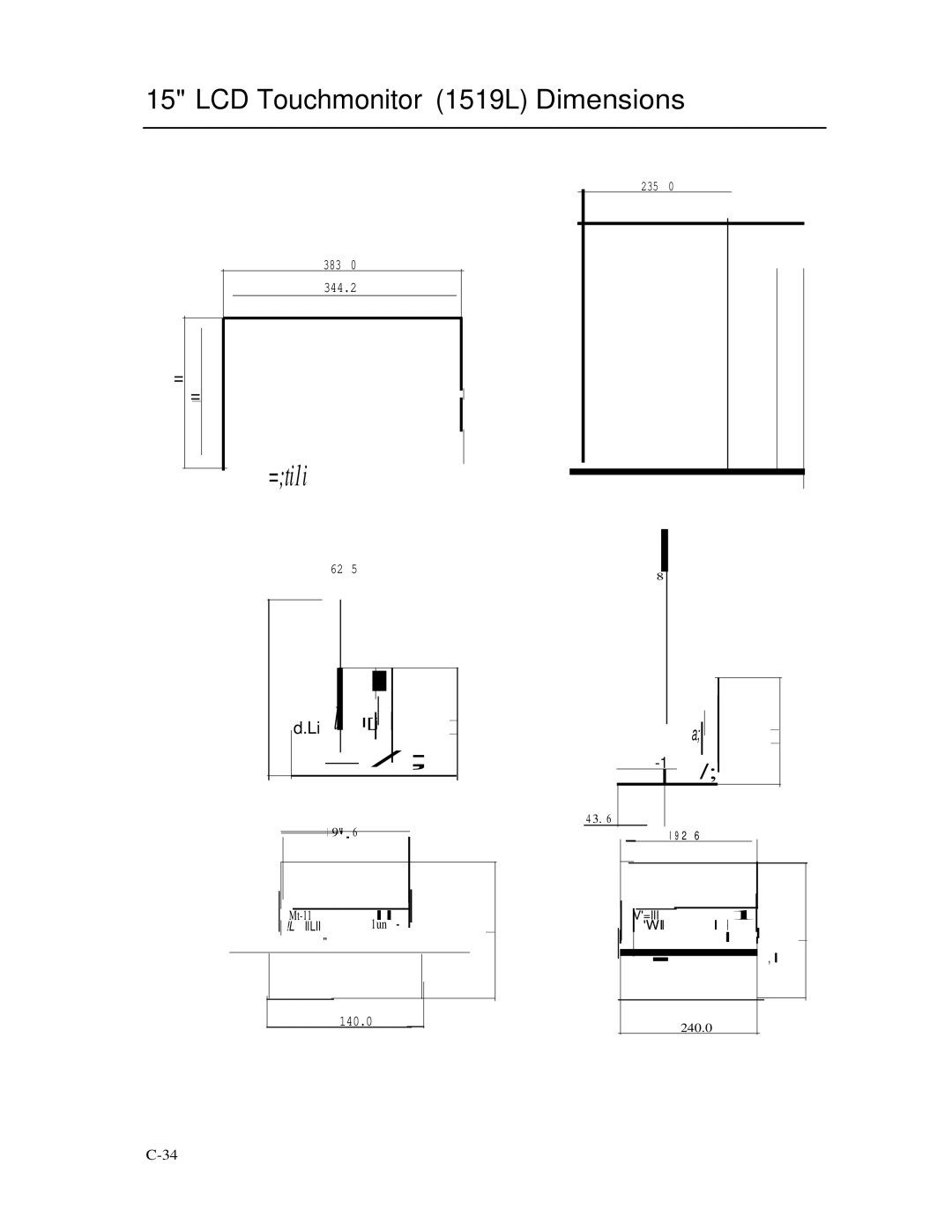 Elo TouchSystems 1919L, 1519L manual =ti1i 