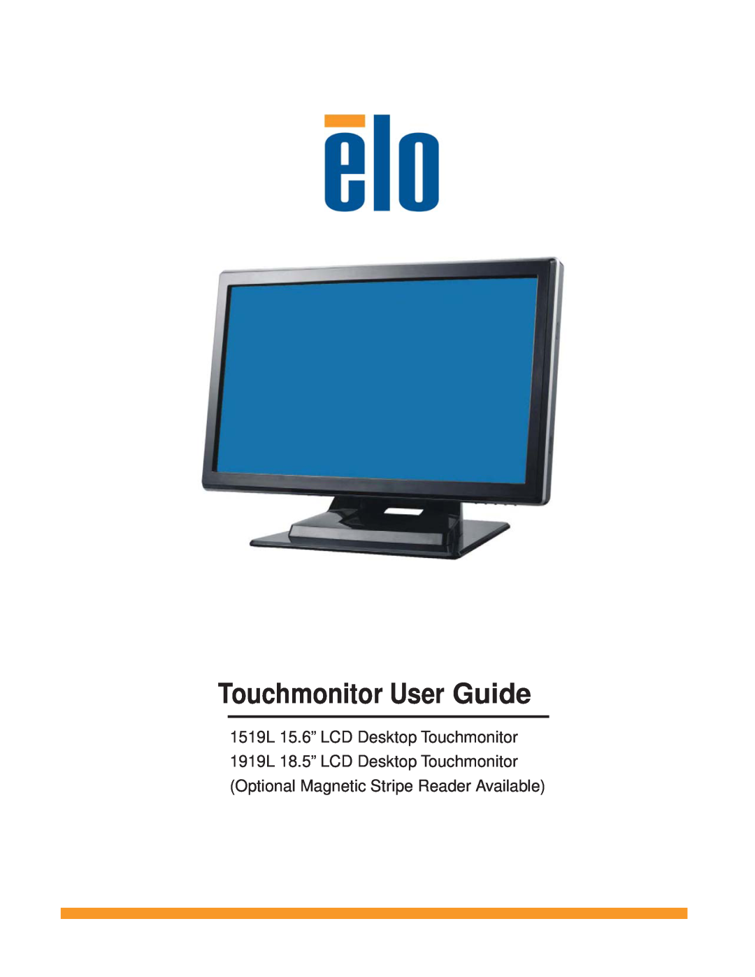 Elo TouchSystems 1519L manual Install Driver For This Computer, EloTouchToolsTouchSystemsView Product, Elo TouchSystems 