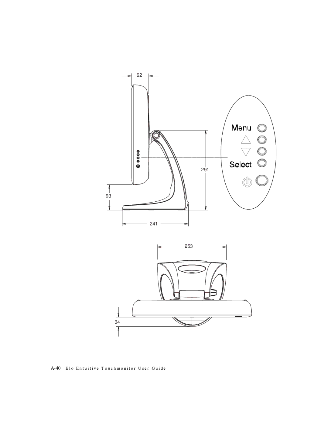 Elo TouchSystems 1925L manual 291 241 253 