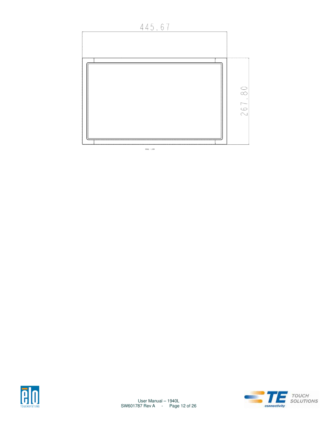 Elo TouchSystems 1940L user manual SW601787 Rev a Page 12 