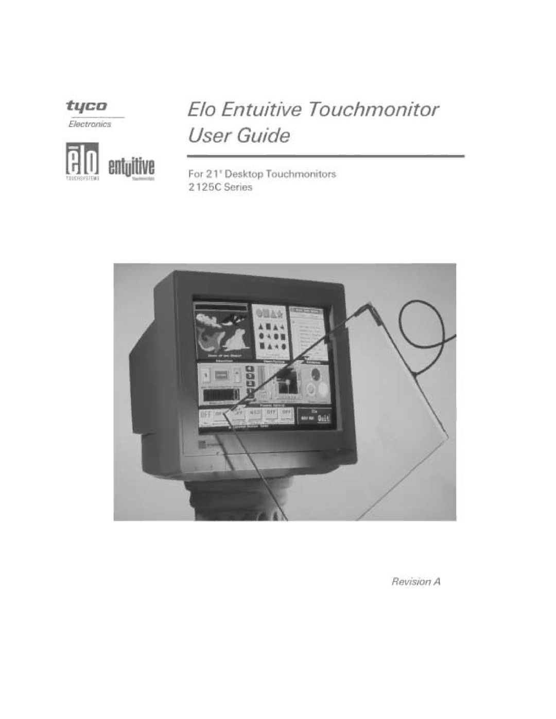 Elo TouchSystems 2125C Series manual 