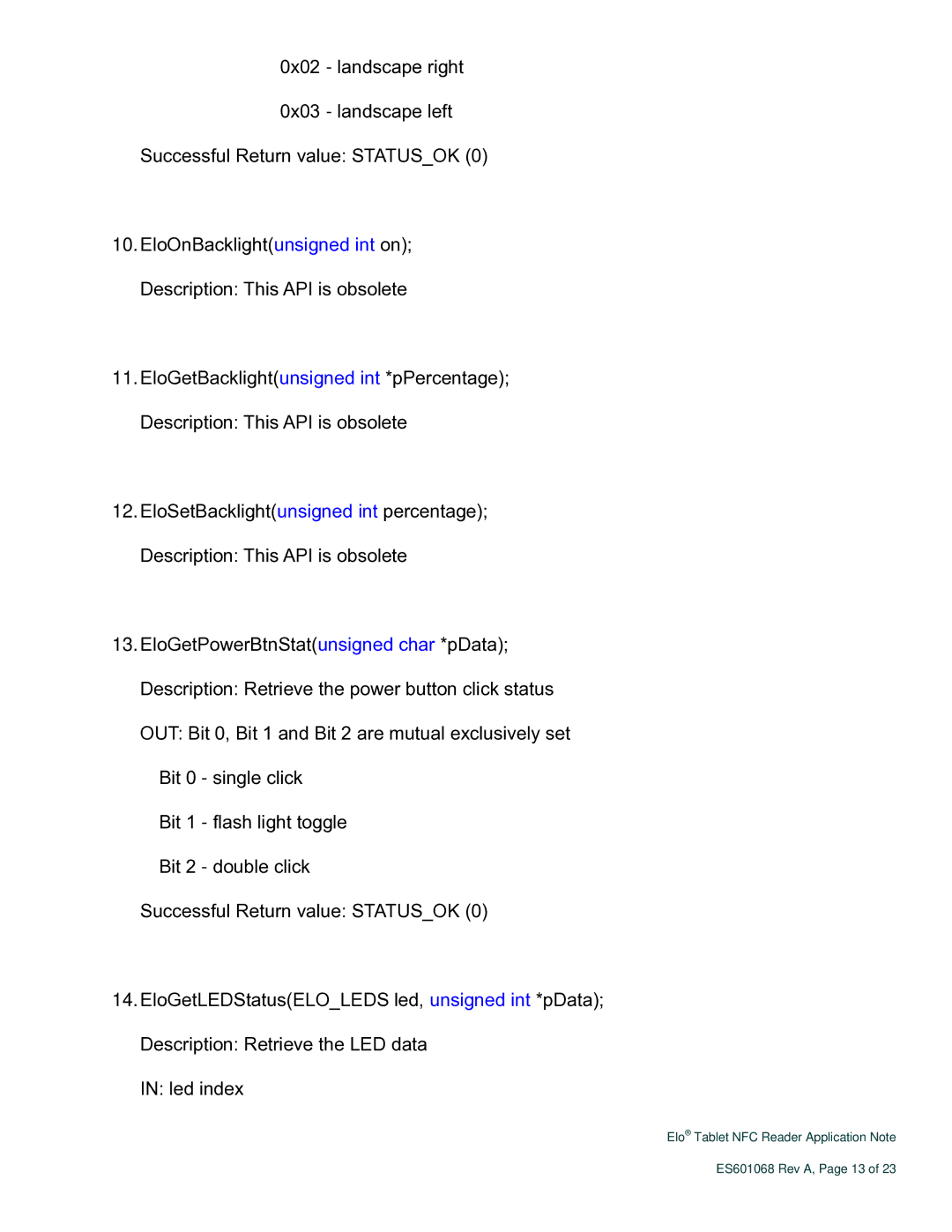 Elo TouchSystems ES601068 Rev A manual 