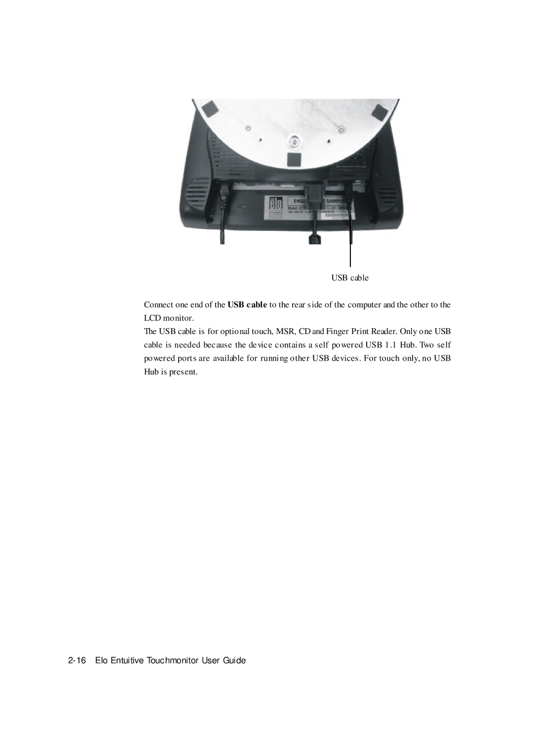 Elo TouchSystems ET1529L manual Elo Entuitive Touchmonitor User Guide 