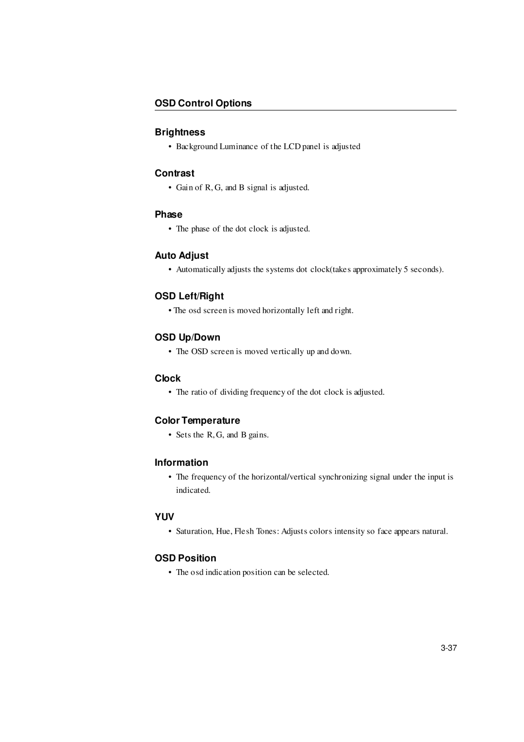 Elo TouchSystems ET1529L manual Information, Yuv 