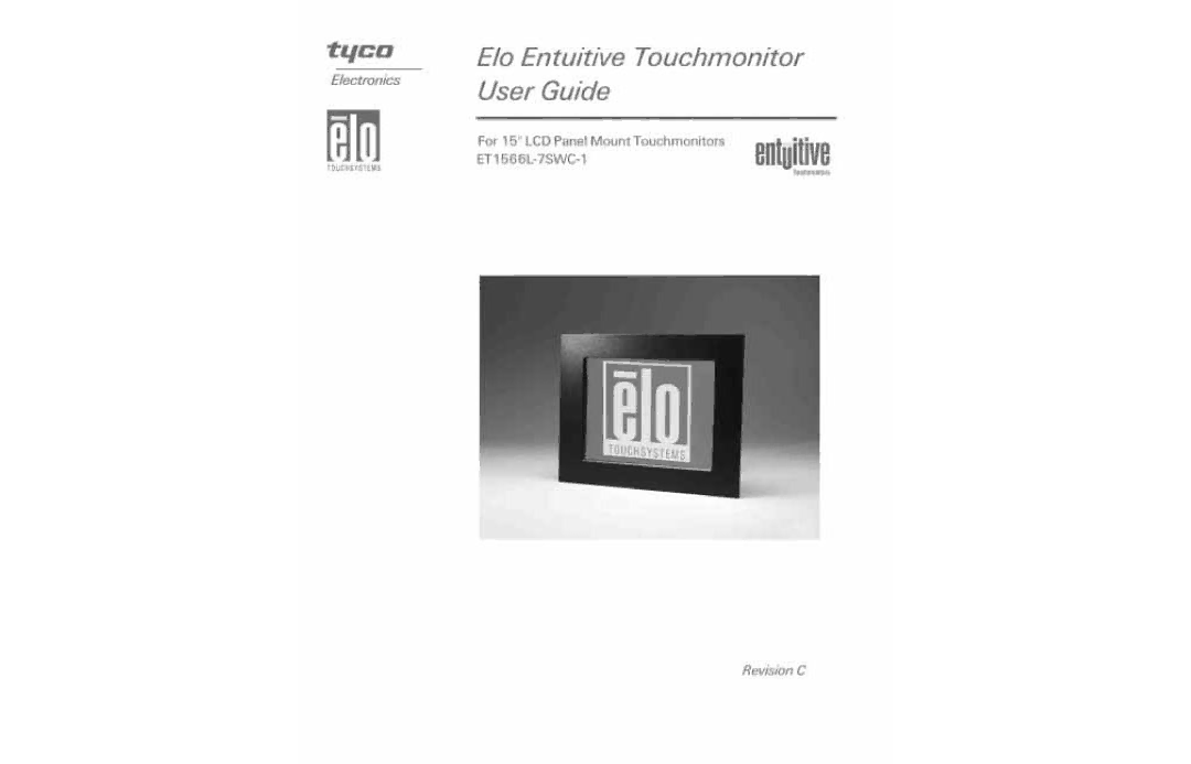 Elo TouchSystems ET1566L-7SWC-1 manual 