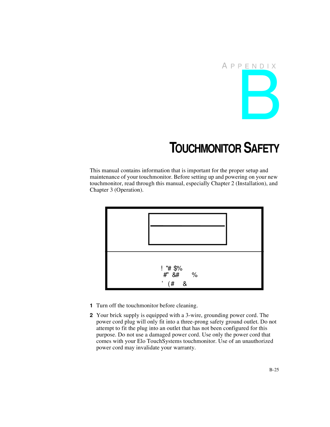 Elo TouchSystems ET1724L-7SWB-1-NL, ET1724L-8SWB-1-NL manual Not 