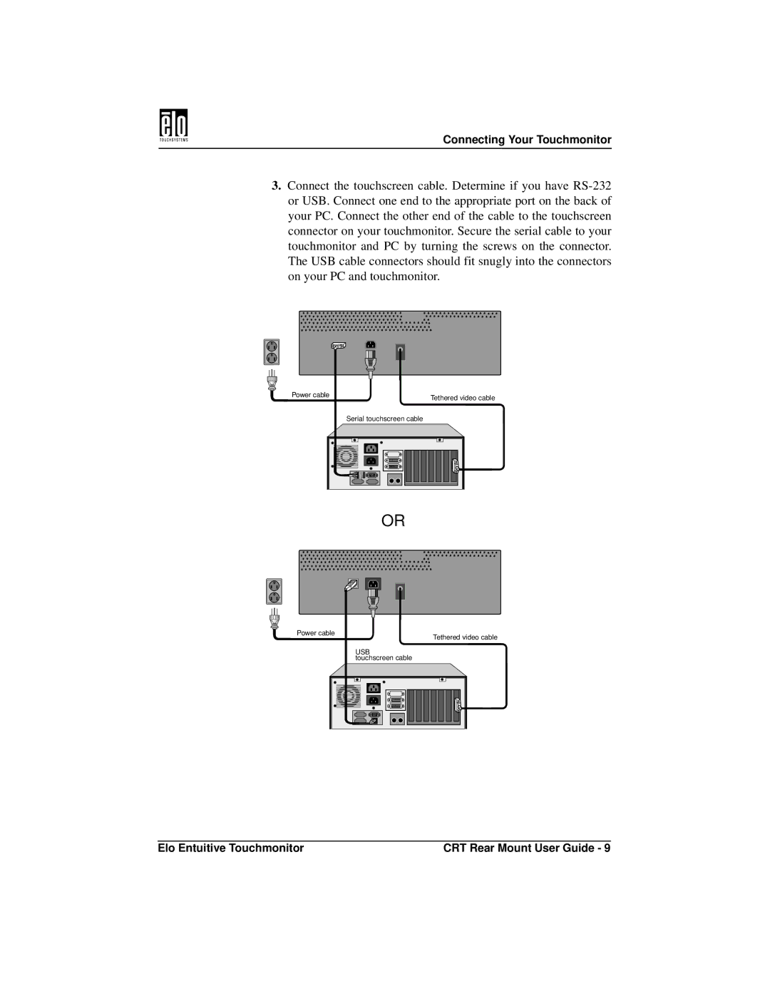 Elo TouchSystems ET1545C, ET1745C manual Usb 