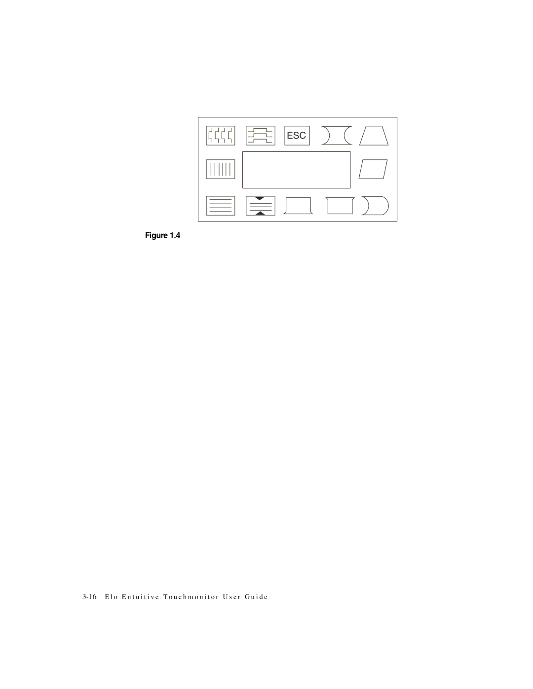 Elo TouchSystems ET1X45C-4SWE-1, ET1X45C-4UWE-1 manual Esc 