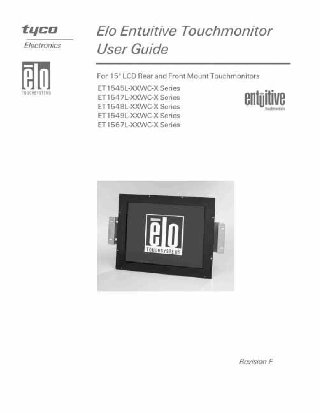 Elo TouchSystems LCD manual 