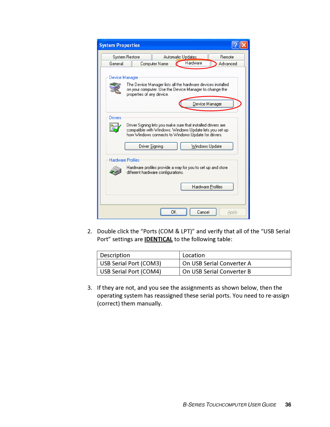 Elo TouchSystems SW 601075 manual Series Touchcomputer User Guide 