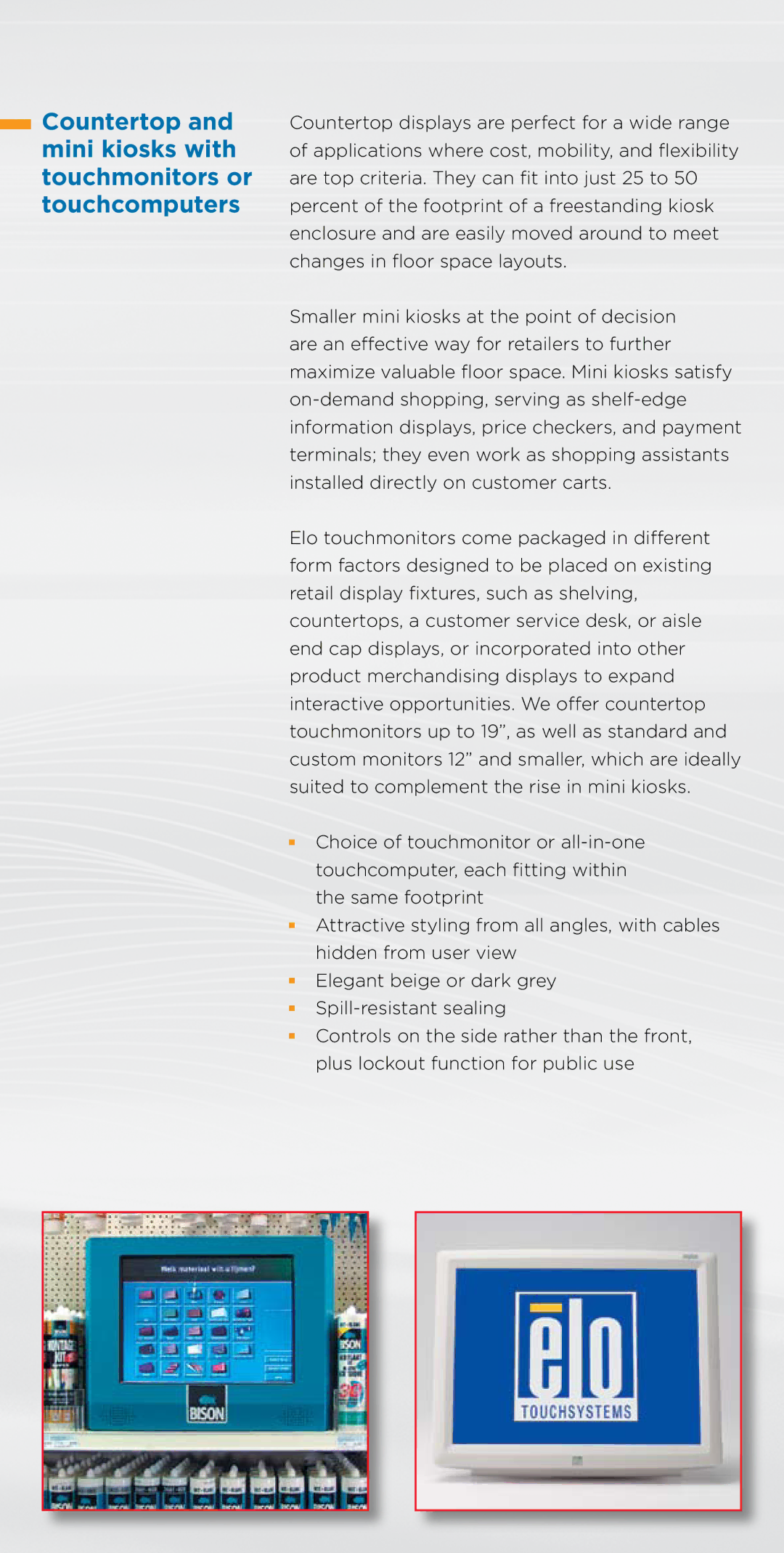 Elo TouchSystems Toucmonitor manual 