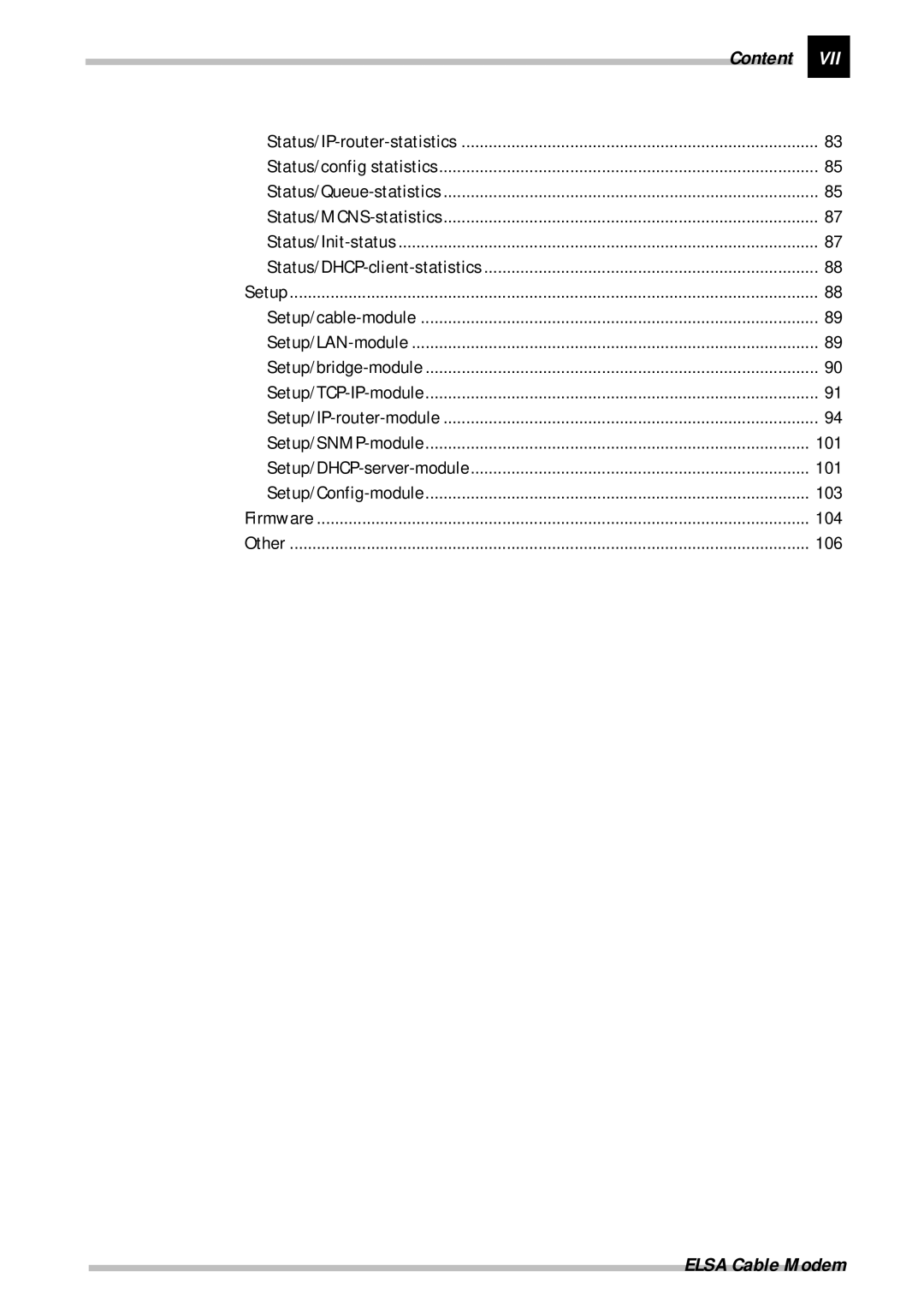 ELSA Cable manual Setup/SNMP-module 