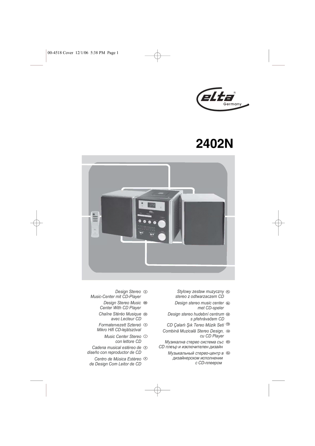 Elta 2402N manual 