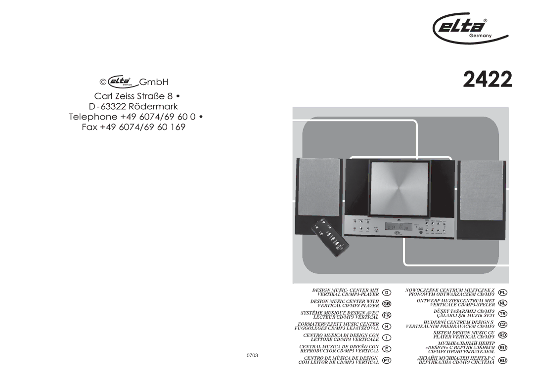 Elta 2422 manual 