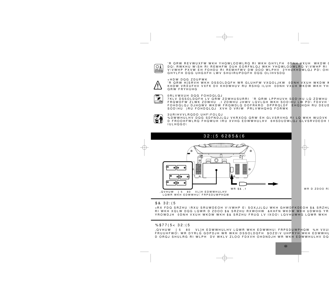 Elta 6770M1 manual Power Sources, AC Power, Battery Power 