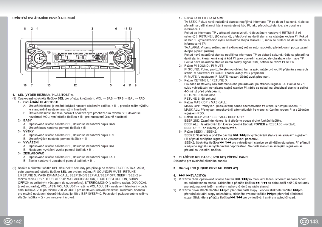 Elta 7537N1 manual 142 143 