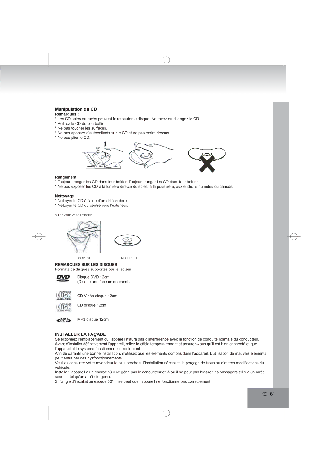 Elta 7553 manual , 5HPDUTXHV, 5DQJHPHQW, 1HWWR\DJH 