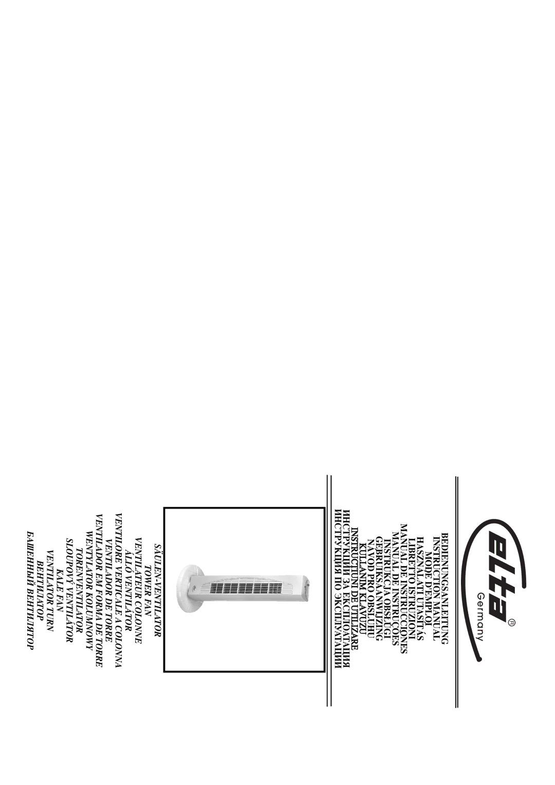 Elta 9095N5 instruction manual Návod PRO Obsluhu 