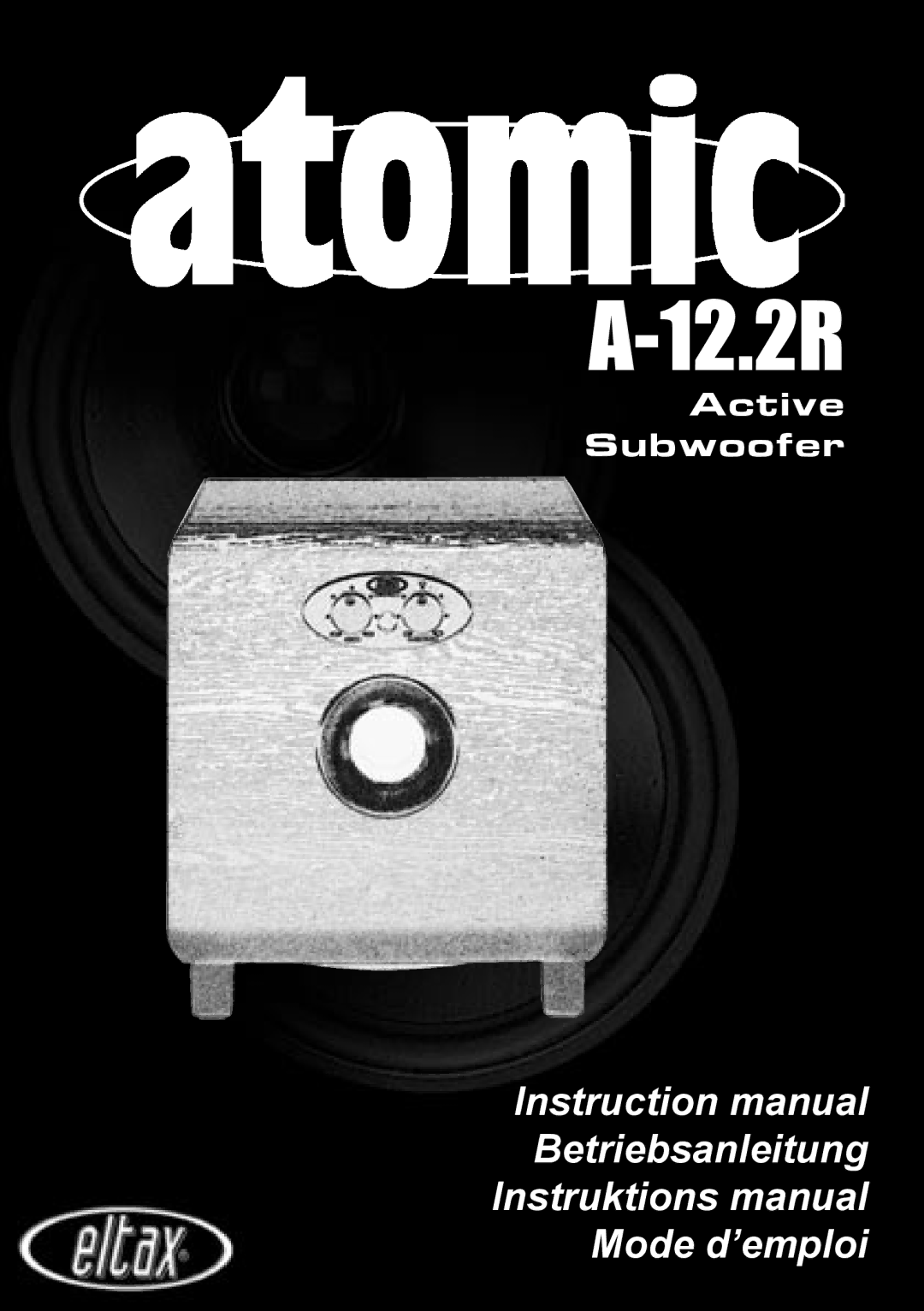 Eltax A-12.2R instruction manual 