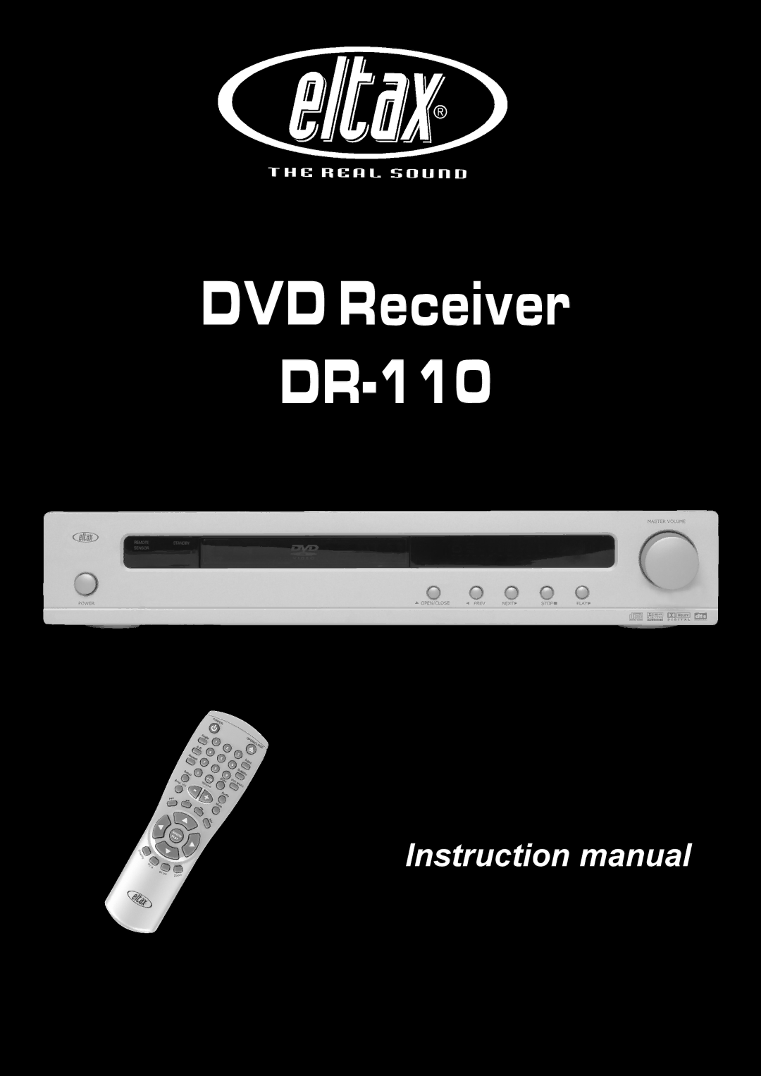 Eltax instruction manual DVD Receiver DR-110 