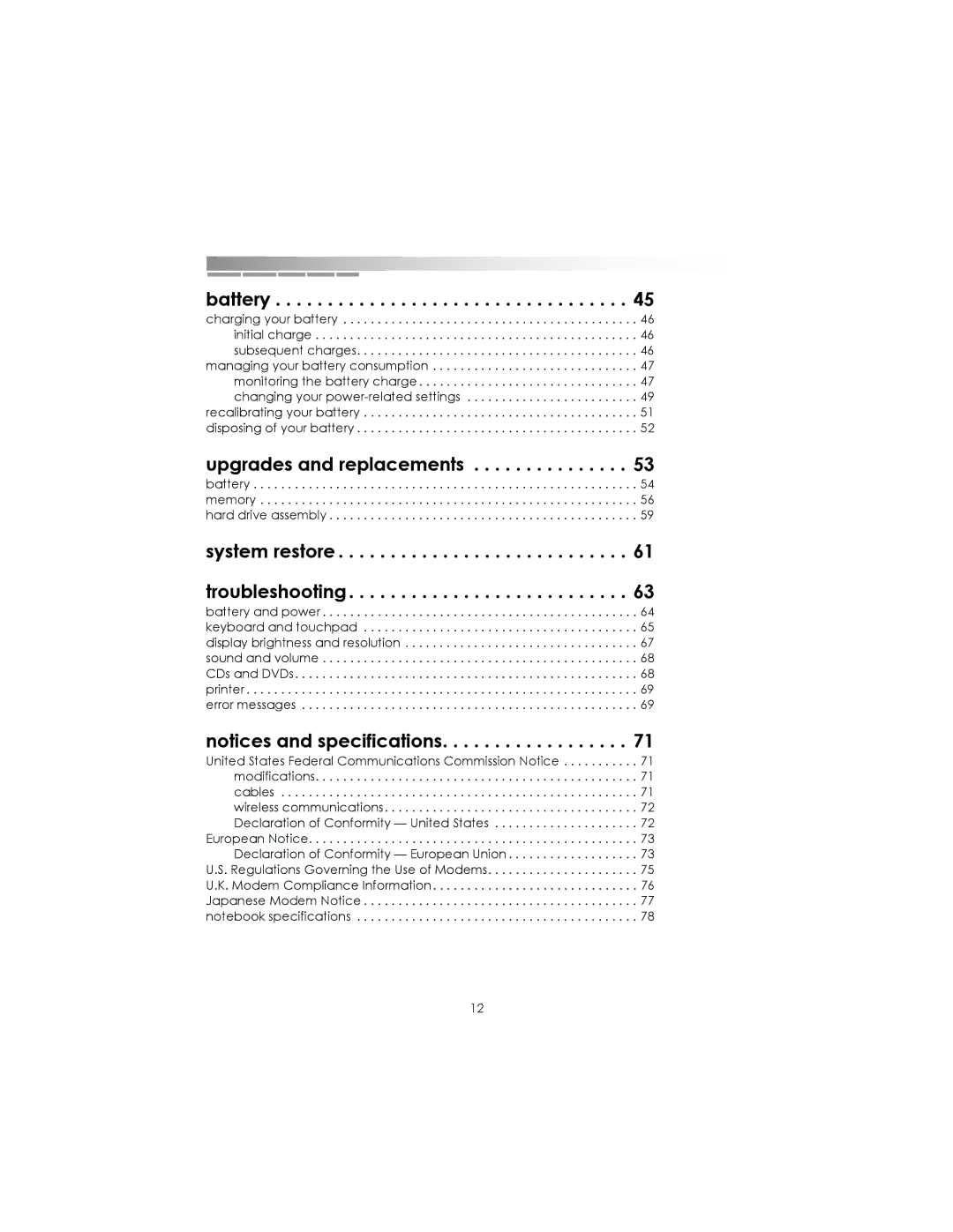 eMachines AAFW53700001K0 manual Upgrades and replacements 