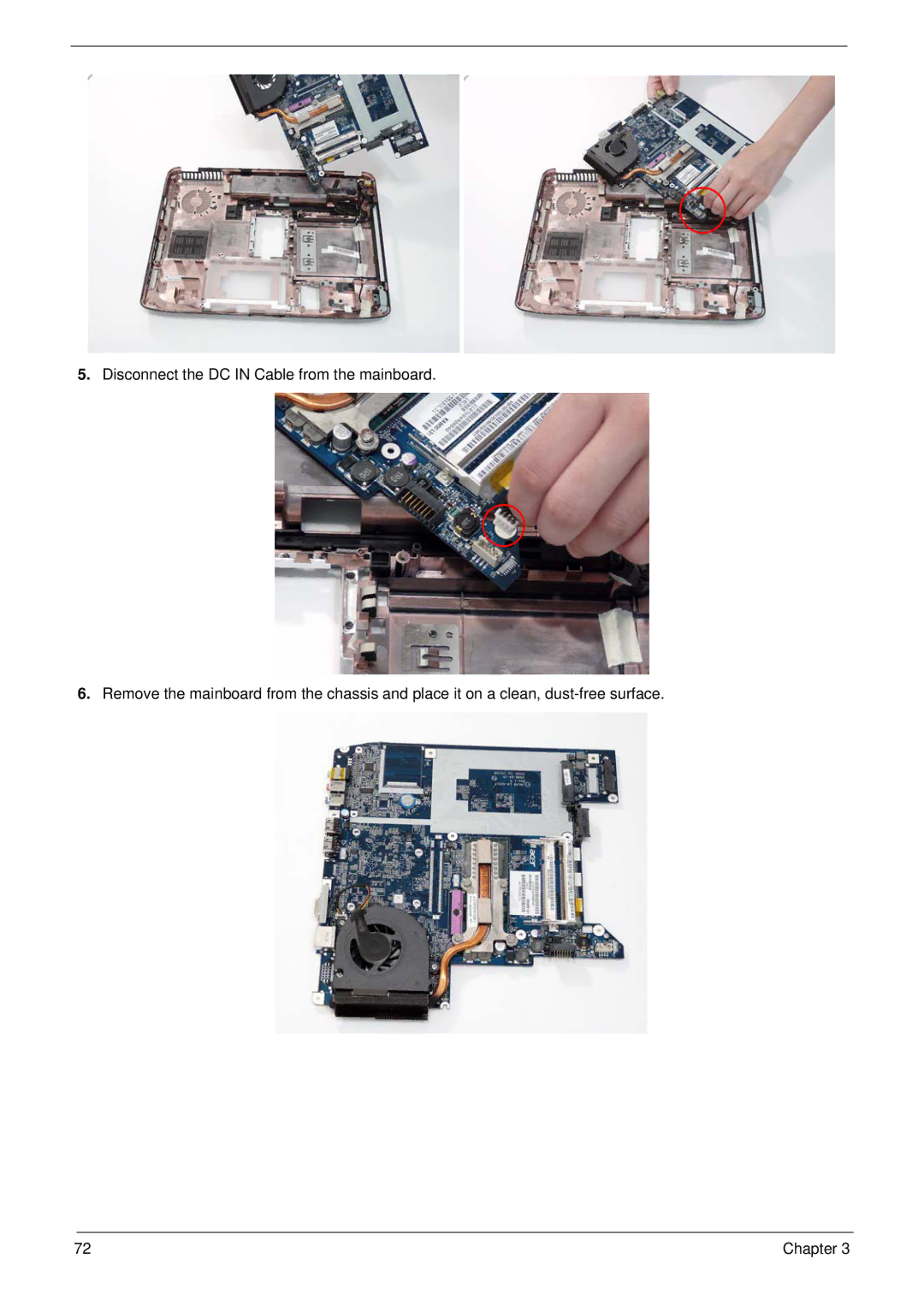 eMachines D720 manual Chapter 