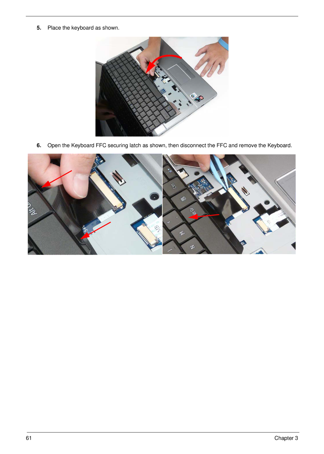 eMachines E628 manual Chapter 