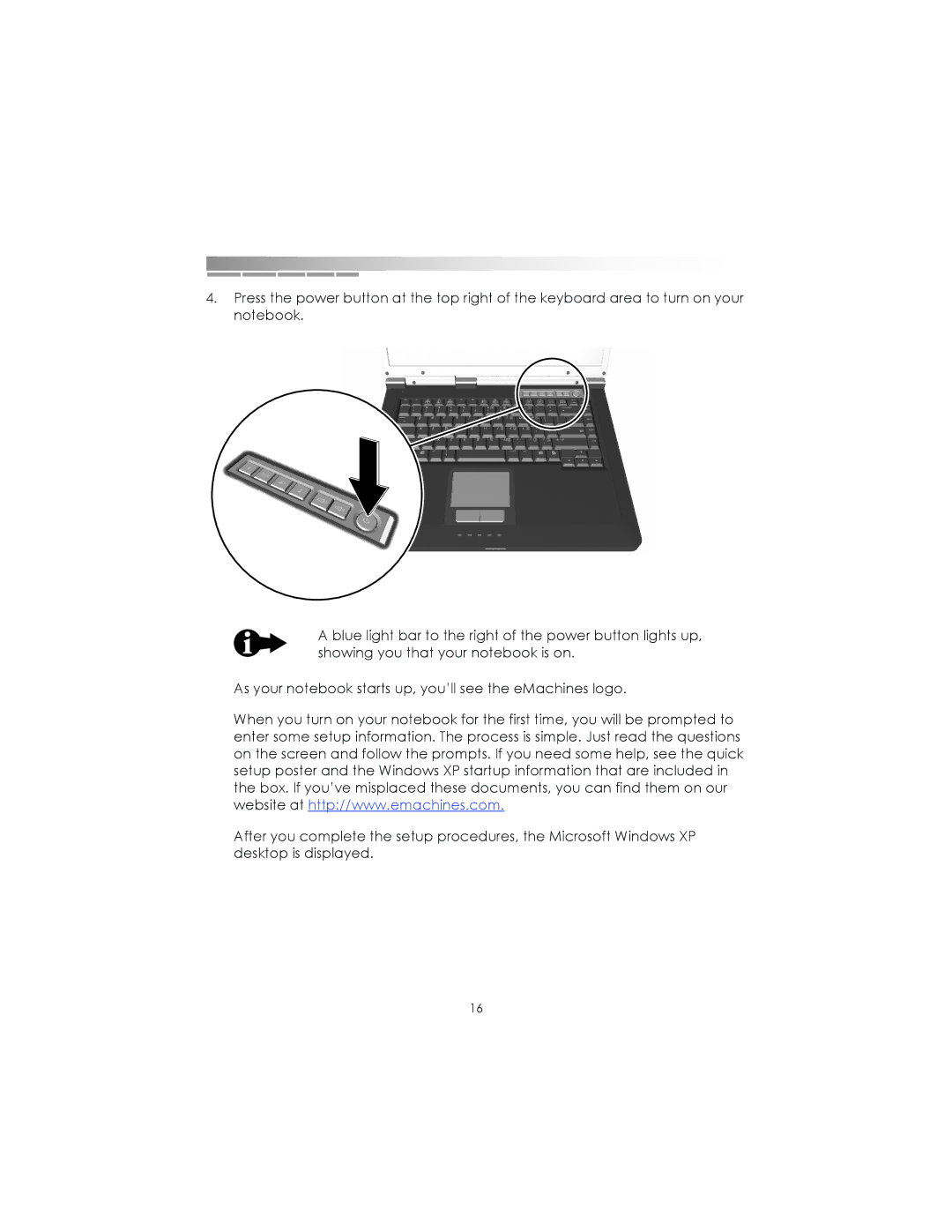 eMachines Notebooks manual 