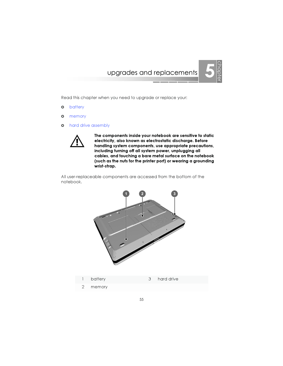 eMachines Notebooks manual Upgrades and replacements 