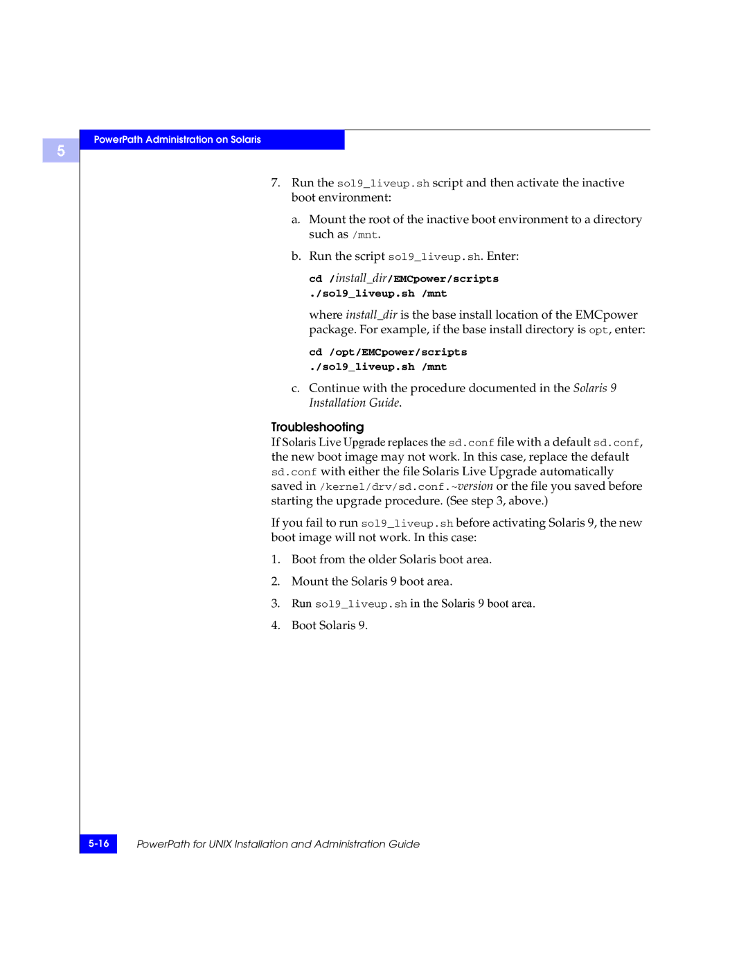 EMC 300-000-978 REV A03 manual Troubleshooting 