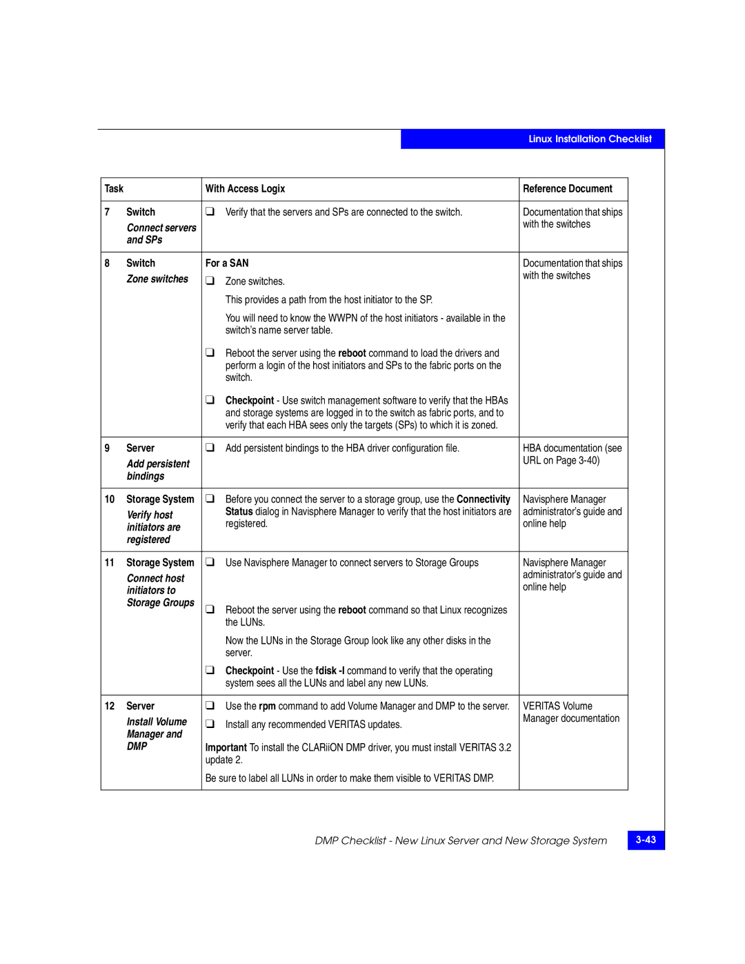 EMC 69001166 manual Verify host, Initiators are Registered, Connect host, Initiators to, Install Volume, Manager 