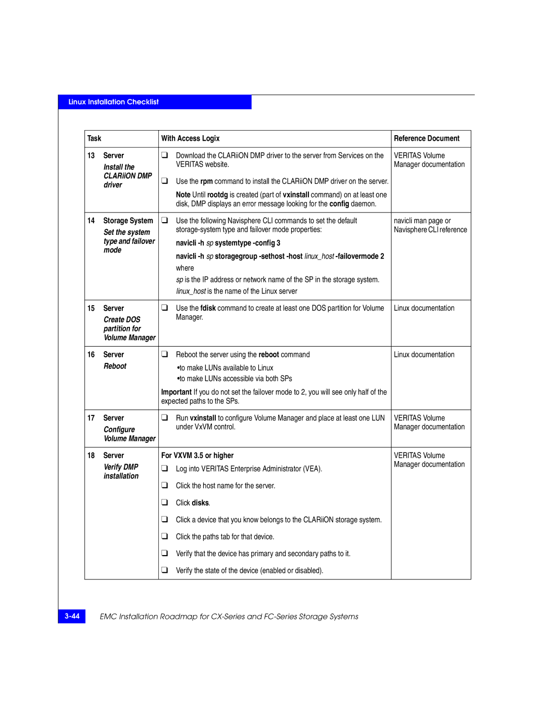 EMC 69001166 manual Create DOS, Partition for 