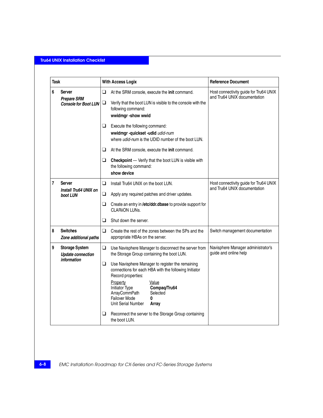 EMC 69001166 manual Prepare SRM, Boot LUN, Information 