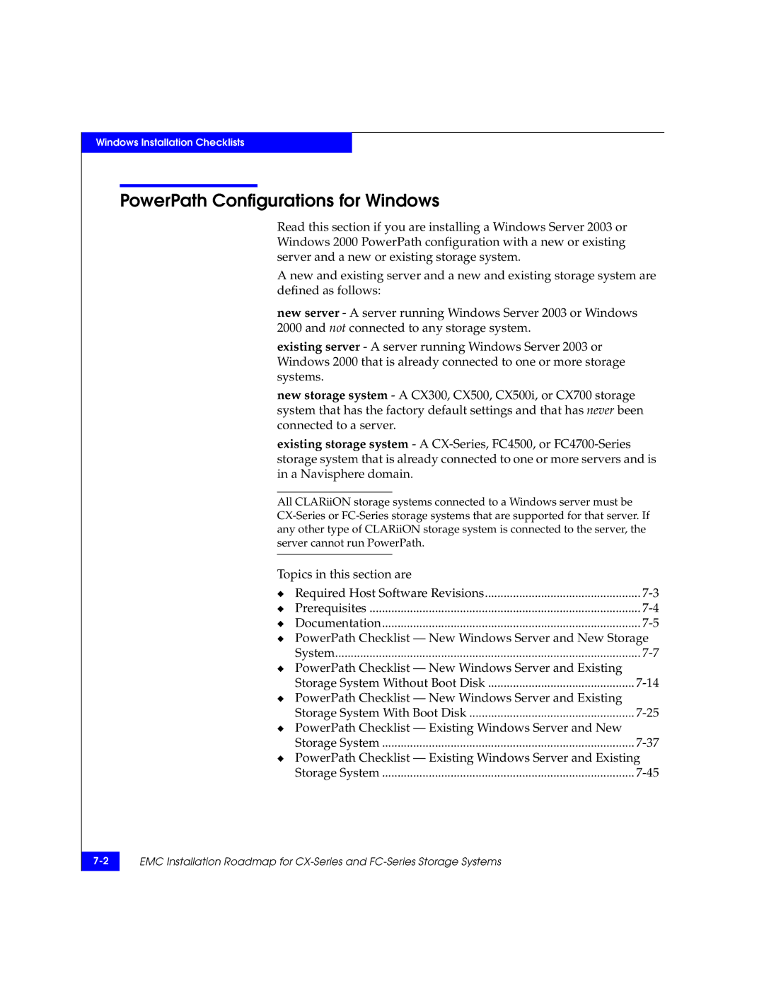 EMC 69001166 manual PowerPath Configurations for Windows 