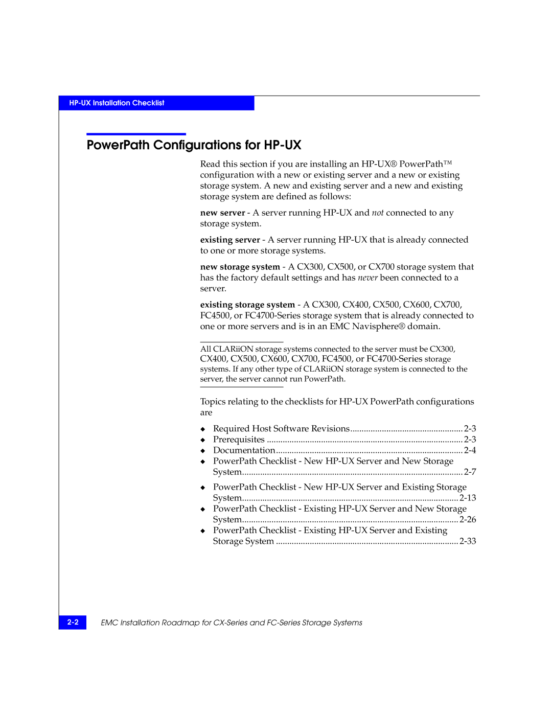 EMC 69001166 manual PowerPath Configurations for HP-UX 