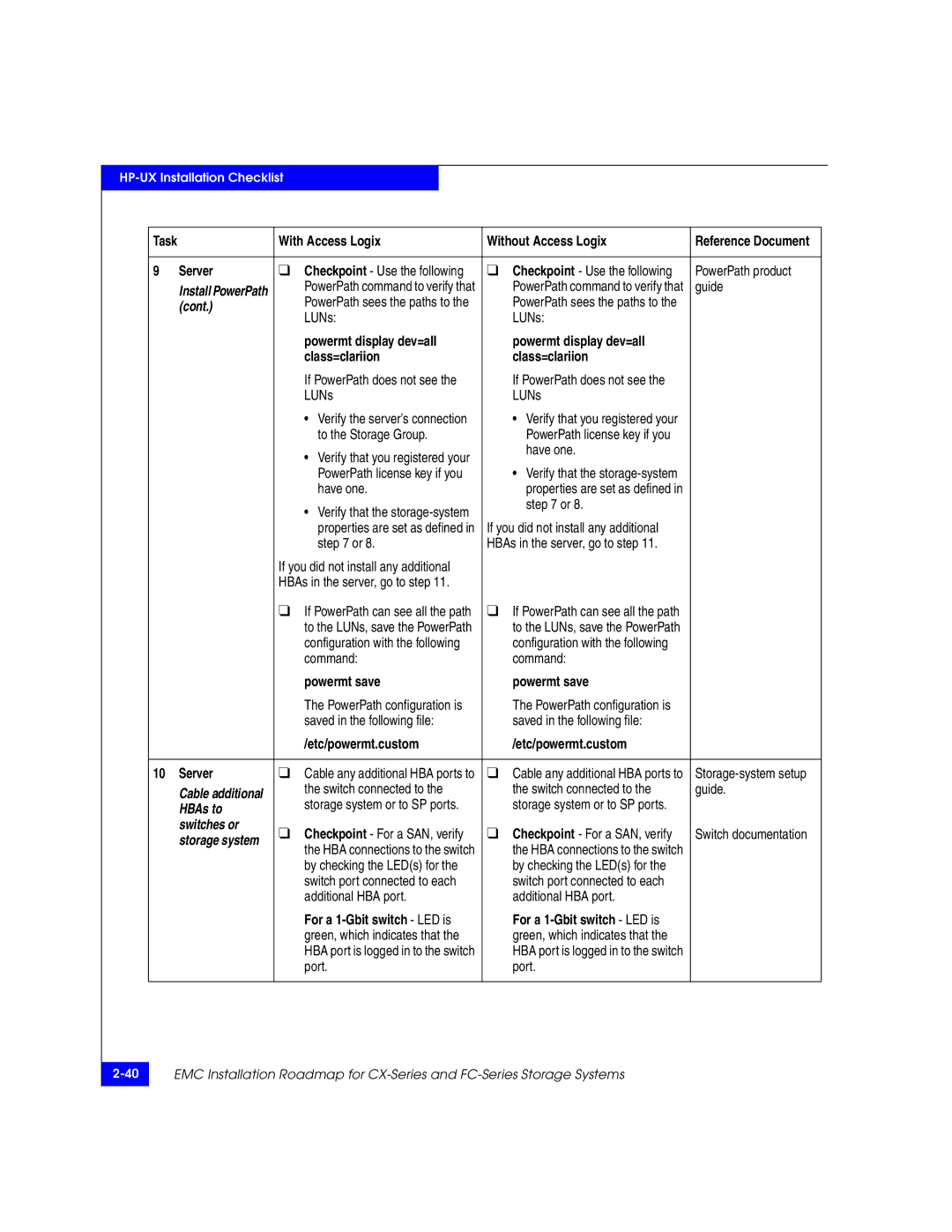 EMC 69001166 manual Saved in the following file, Switch connected to Guide, HBAs to Switches or 