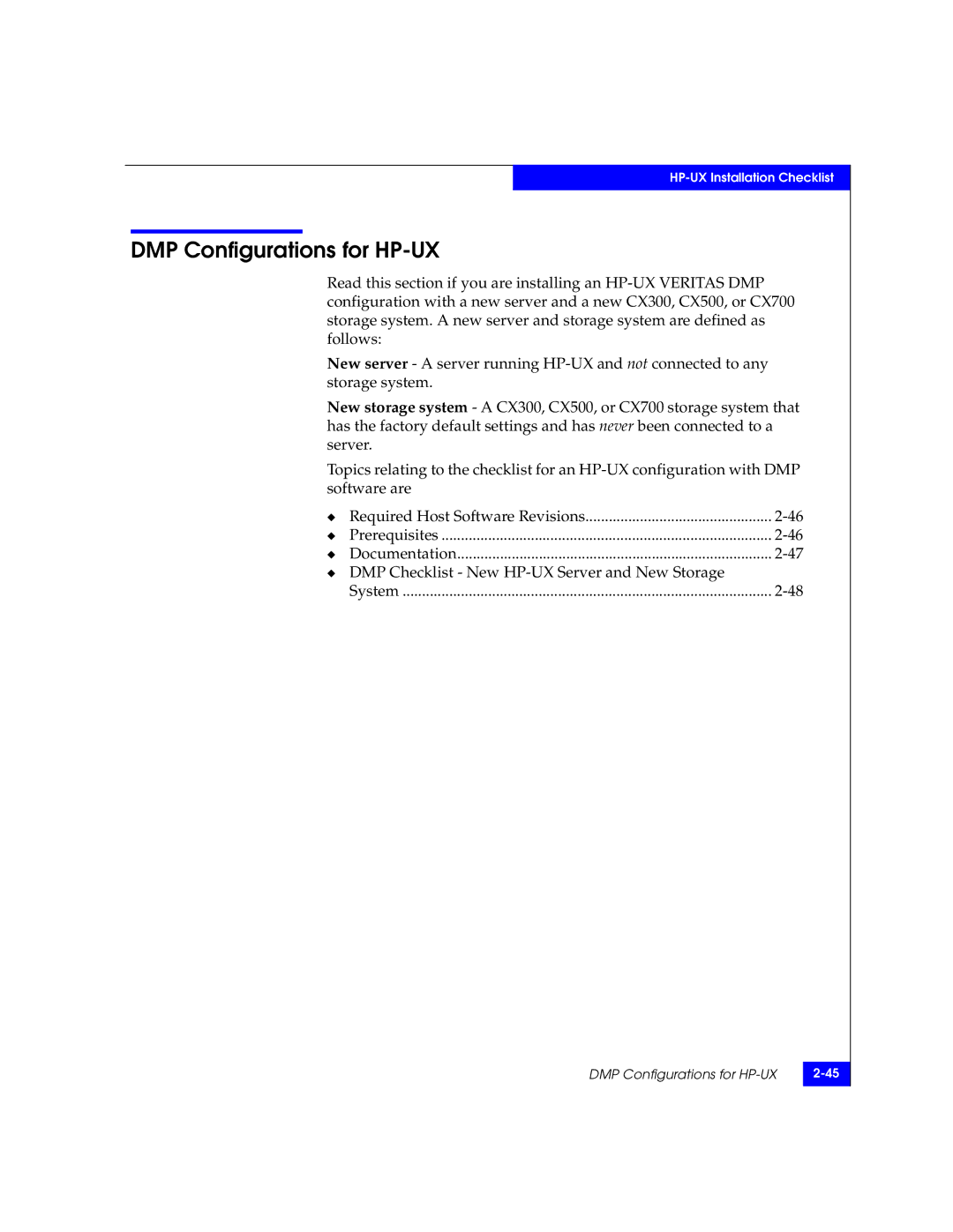 EMC 69001166 manual DMP Configurations for HP-UX 