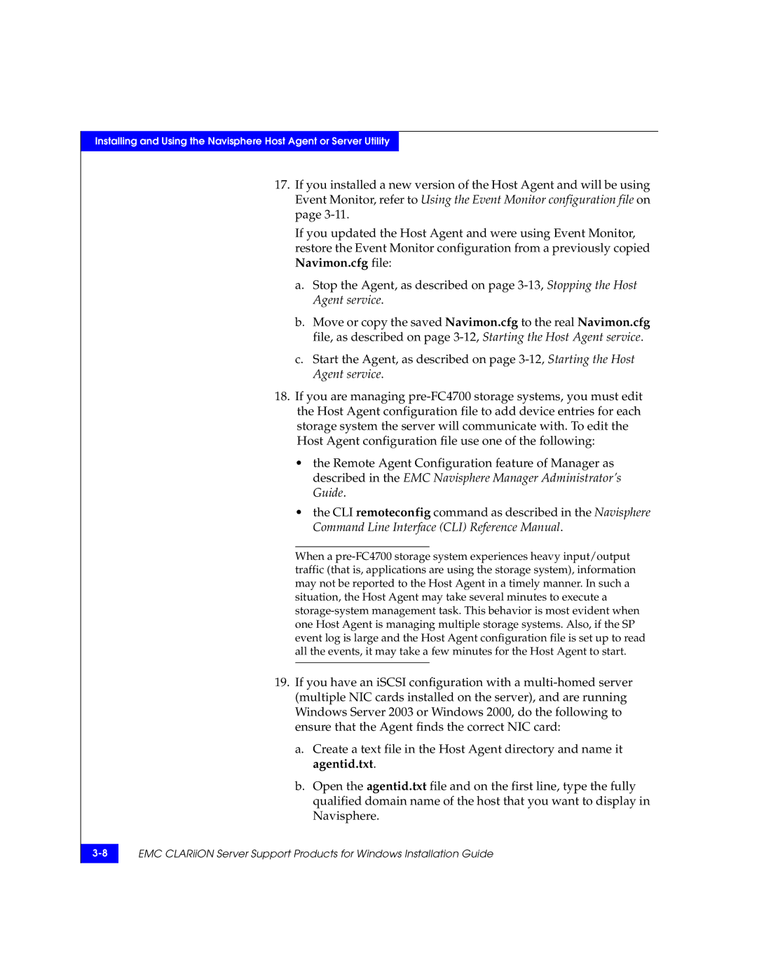 EMC CLARiiON manual 