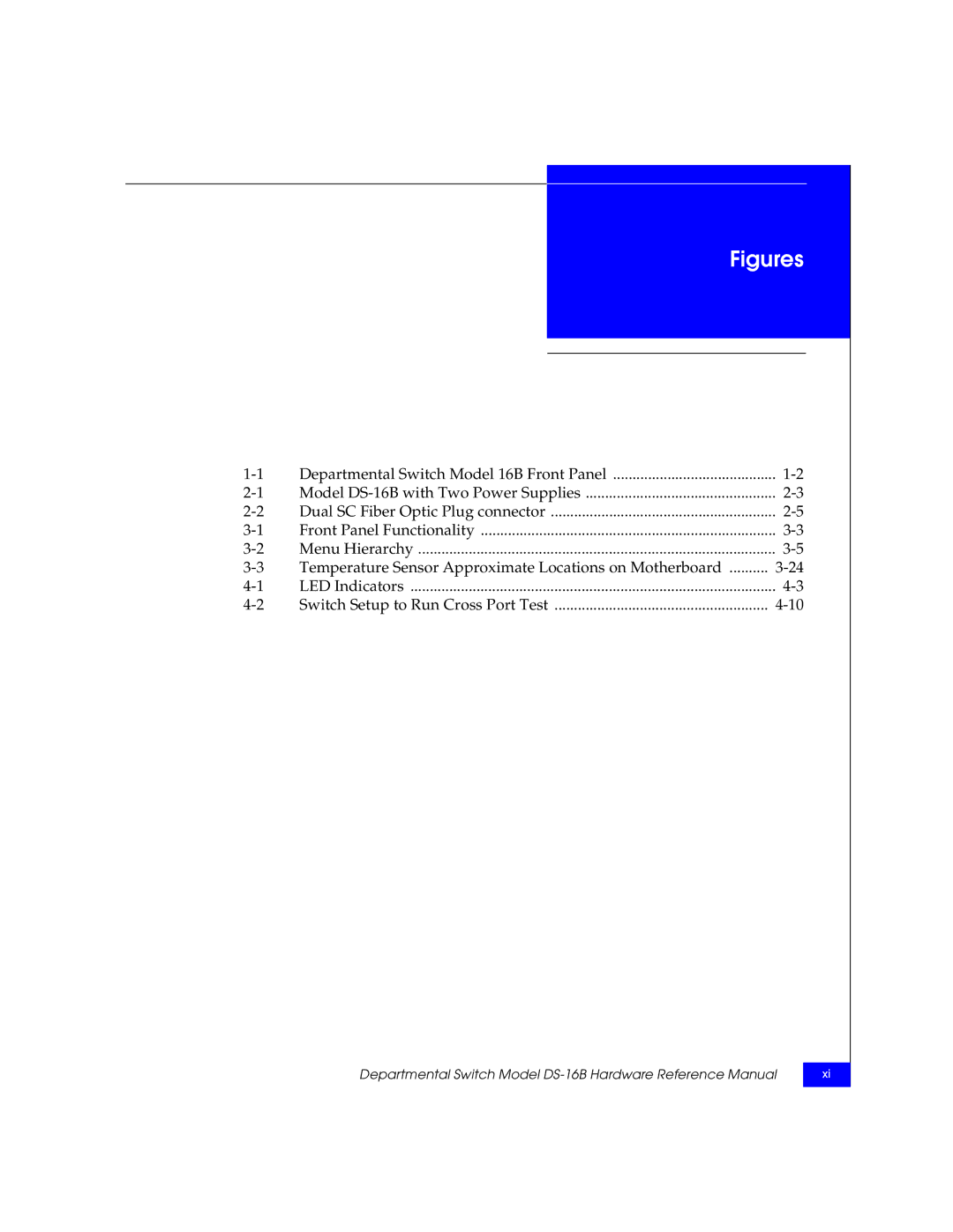 EMC DS-16B manual Figures 