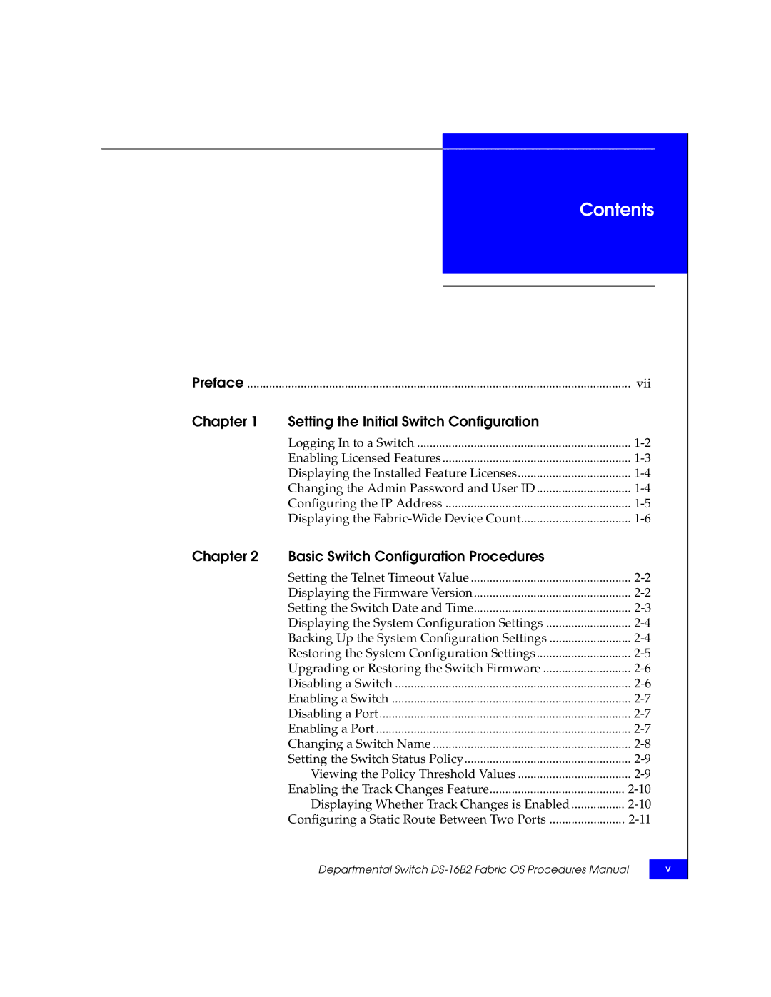 EMC DS-16B2 manual Contents 