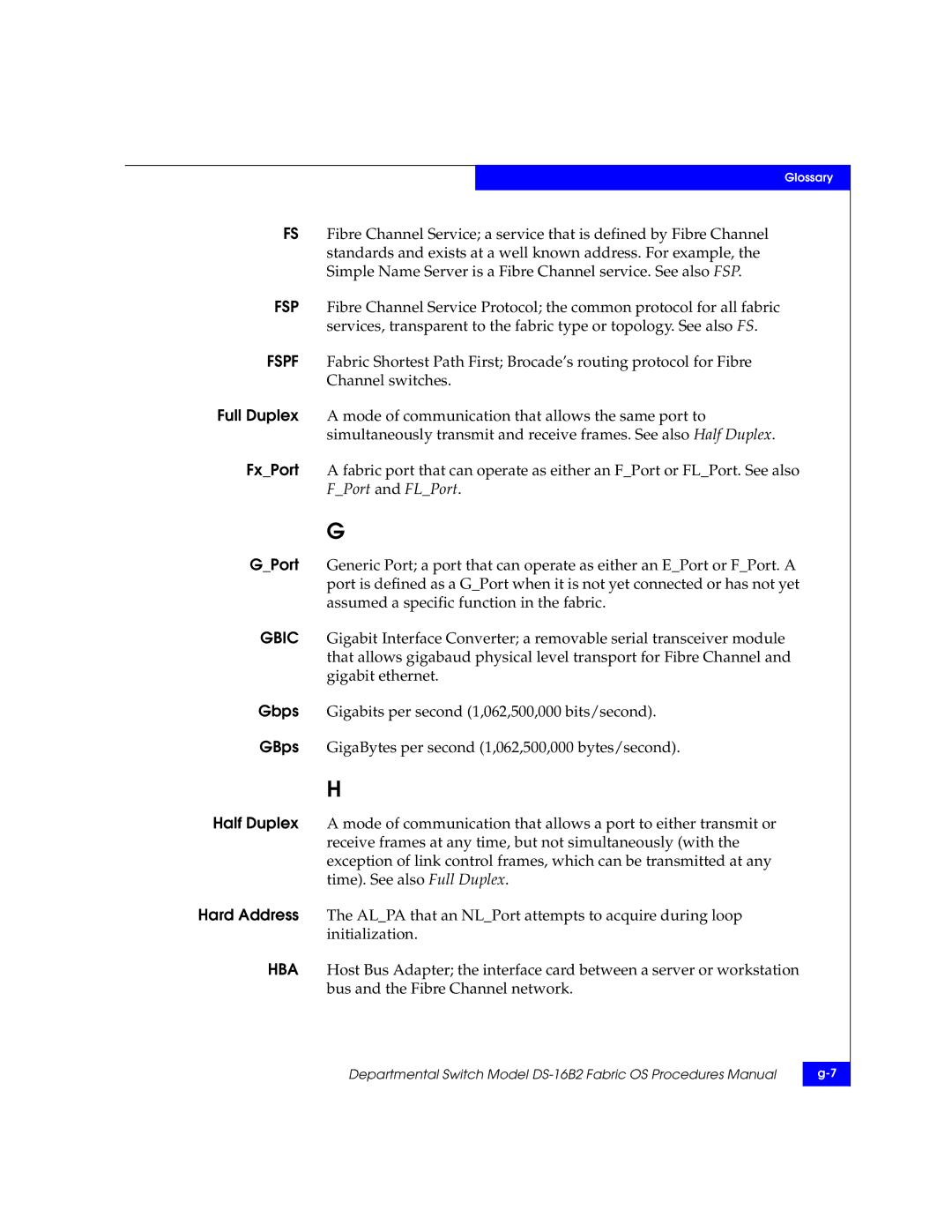 EMC DS-16B2 manual Glossary 