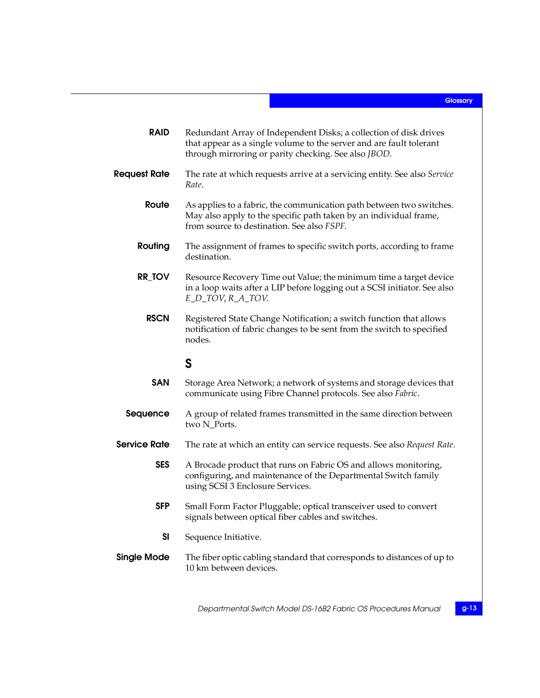 EMC DS-16B2 manual Glossary 